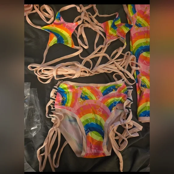 Custom CyberFyber Rave Outfit - Picture 2 of 4